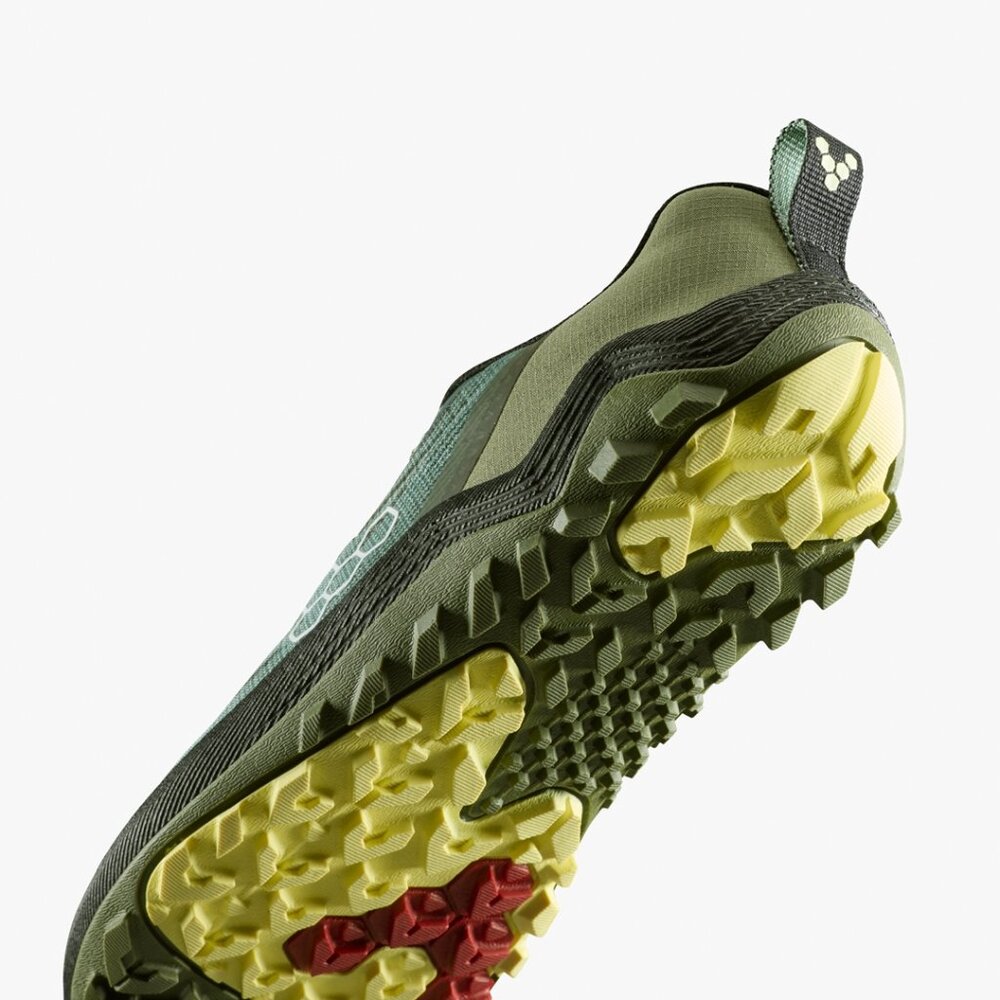 New Mens sz 9 Vivobarefoot Primus Trail flow shoes Glacial Green lift hike run - Picture 6 of 7